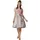 Tectake Midi-Dirndl Linah beige/rosa 46