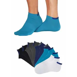 H.I.S. Sneakersocken 10-Paar Blau/Grau/Schwarz 43-46