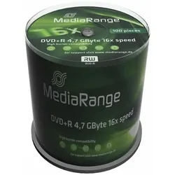 MEDIARANGE 100 x DVD+R - 4.7 GB (120 Min.) 16x