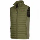 Höhenhorn Steppweste Dolden Herren Weste Hybridjacke für Männer Steppjacke Sportjacke Steppwesten Softshell Kombination grün L