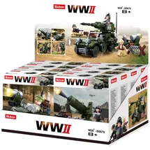 SLUBAN BRICKS Bausatz WW2 World War 2 Display M38-B0678