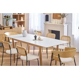 miliboo Laho 160 x 75 x 90 cm Eiche weiß
