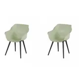 Hartman Sophie Studio Dining Stuhl Gartenstuhl 58 x 58 x 84 cm minzgrün