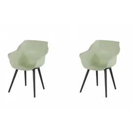 Hartman Sophie Studio Dining Stuhl Gartenstuhl 58 x 58 x 84 cm minzgrün