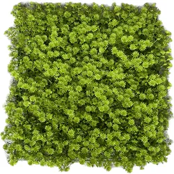 GeckoWall "ULM" | Premium Blüten grüne Pflanzenwand | Gastronomie Blumenwand Wandverkleidung | Kunstpflanzen Wandmontage | Mooswand Wandpaneele