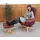 Mendler Relaxsessel M56 Kunstleder 80 x 100 x 80 cm Bordeaux mit Hocker