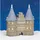 Wurm Holsten-Tor Lübeck Dekohaus 20x22x8 cm Blau/Braun/Mehrfarbig