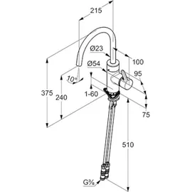 Kludi E-Go chrom 422000575