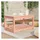 vidaXL Gartentisch 82,5 x 50,5 x 45 cm Braun