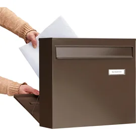 Burg Wächter Potsdam Zaun-Briefkasten 878 braun