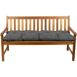 Gutekissen® Bankauflage Stuhlkissen Hollywoodschaukel Garten LS (170x40, Dunkelgrau)