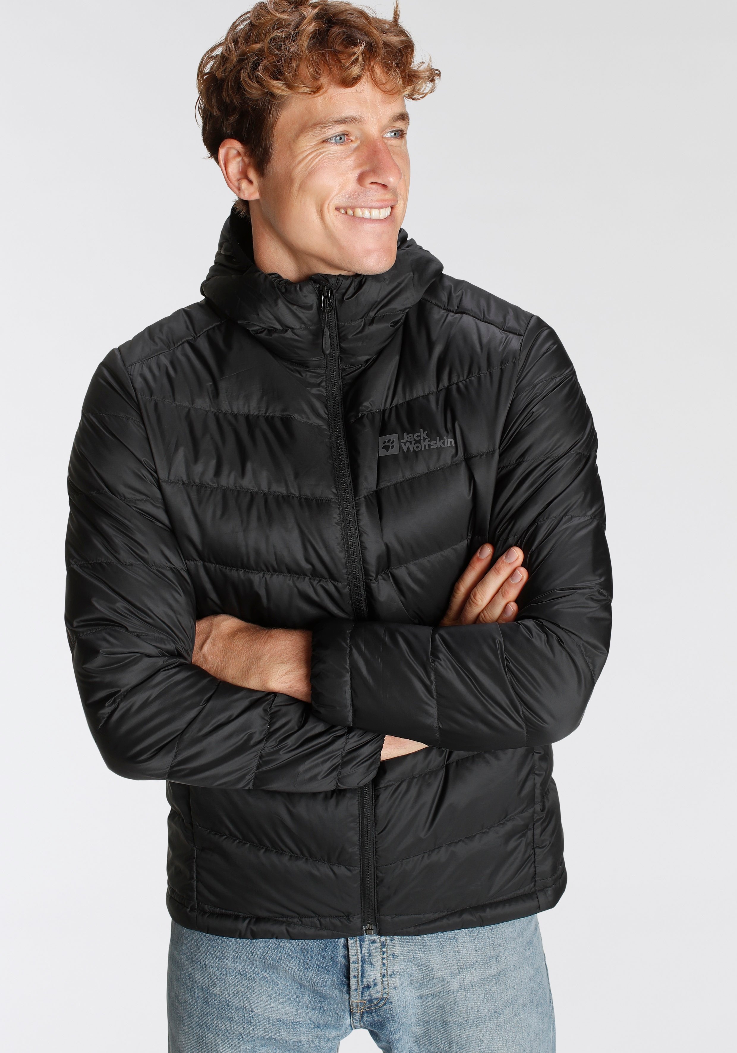 Jack Wolfskin Daunenjacke »HOLLENBERG«, mit Kapuze Jack Wolfskin black XL