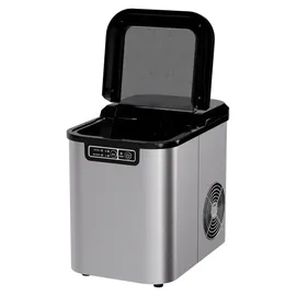 Tronitechnik TroniTechnik® Eiswürfelmaschine Eiswürfelbereiter aus Edelstahl , Ice Maker, 12kg/24h, 2,2 Liter Wassertank, 2 Größen, Selbstreinigung