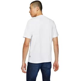 Boss T-Shirt mit Label-Print, Weiss, M