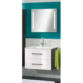 fackelmanngmbh Como 79,4 x 57,5 x 49,3 cm weiß hochglanz/pinie anthrazit