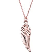 Elli Panzerkette Engel Flügel Basic 925 Sterling Silber Rosegold Damen
