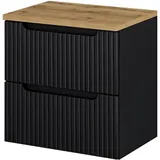 [en.casa] Waschtischunterschrank Skelbolu 60x60x40 cm