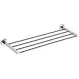 Brillantbad BOMEGA Handtuchablage Messing Chrom poliert 655x55x200 mm für Bad & Küche >> zum Bohren