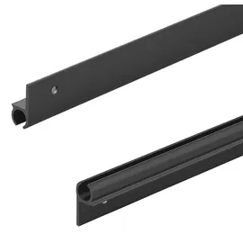 PRO PLUS ProPlus 758068V01BK Zeltschiene schwarz 180 Grad für Keder 7–8 mm Kederschiene