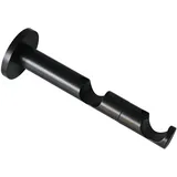 GARDINIA Doppel-Kombiträger Chicago für Ø 20 mm offen schwarz-matt 8 cm / 6 cm