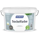 Renovo Sockelfarbe Steingrau matt 5 l