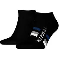 Tommy Hilfiger Sneakersocken 2er Pack Schwarz 43-46