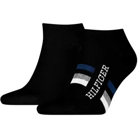 Tommy Hilfiger Sneakersocken 2er Pack Schwarz 43-46