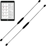 Best Sporting Schwingstab Fitness in 3 Farben I Swingstick für Ganzkörpertraining I Gymnastikstab mit Anleitung für 16 Übungen I Fitnessgeräte für zuhause I Elastic Fitness Bar