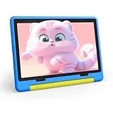 Whitedeer Kinder Tablet 10 Zoll, Android 14 Kids Tablets with Octa Core Prozessor, 8GB RAM 64GB ROM 1TB SD-Erweiterung, 5000 mAh Batterien, Wi-Fi, Bluetooth, Tablets Kinder mit Dual-Kamera (Blau)