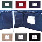 Mojawo, Pavillon Zubehör, 2er Seitenteile Fenster Seitenwand Alu-Faltpavillon Pavillon 300x300cm (300 cm, 300 cm)