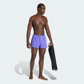 adidas Badehose LOGO ELASTISCHE STRICK-BADEHOSE Solar Purple/White M