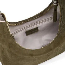FredsBruder Velvet Wild Umhängetasche Leder Braun/Khaki