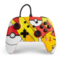 PowerA Pikachu Pop Art kabelgebundener Controller Switch Gaming Controller,