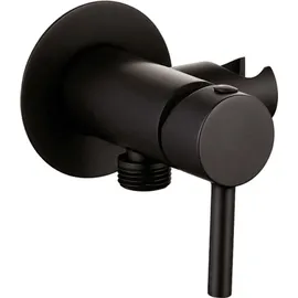 Stilform Design WC/Bidet Handbrause Komplettset mit Unterputz Mischerarmatur Mini Schwarz