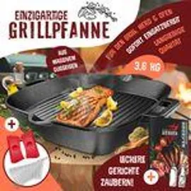Kesser Gusseisen Grillpfanne 30 cm