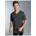 TRIGEMA T-Shirt TRIGEMA V-Shirt DELUXE Baumwolle S anthrazit melange Single Jersey 100 Baumwolle Basic lang V-Ausschnitt Shirts T-Shirt
