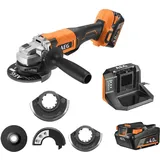 AEG BEWS18-125 inkl. 2 x 4,0 Ah + Ladegerät + Tasche