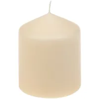 Stumpenkerzen Creme 100 x 77 mm 4 St.