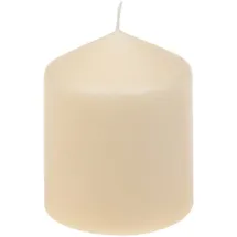 Stumpenkerzen Creme 100 x 77 mm 4 St.