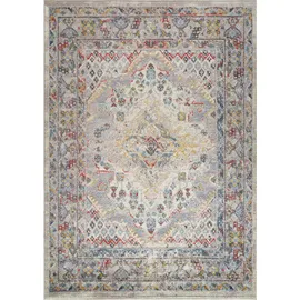 livabliss Teppich LIVABLISS "CASABLANCA", grau (taupe), B:160cm H:12,7mm L:213cm, Kunstfaser, Teppiche, Teppich, Vintage Orient Teppich im Boho Stil