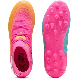 Puma Future 9 Match MG Kinder Poison Pink/Sun Stream/Bright Aqua 37