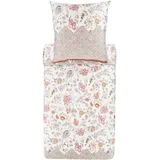 BASSETTI Bettwäsche Vicenza rose 155x220 cm 80x80 cm)