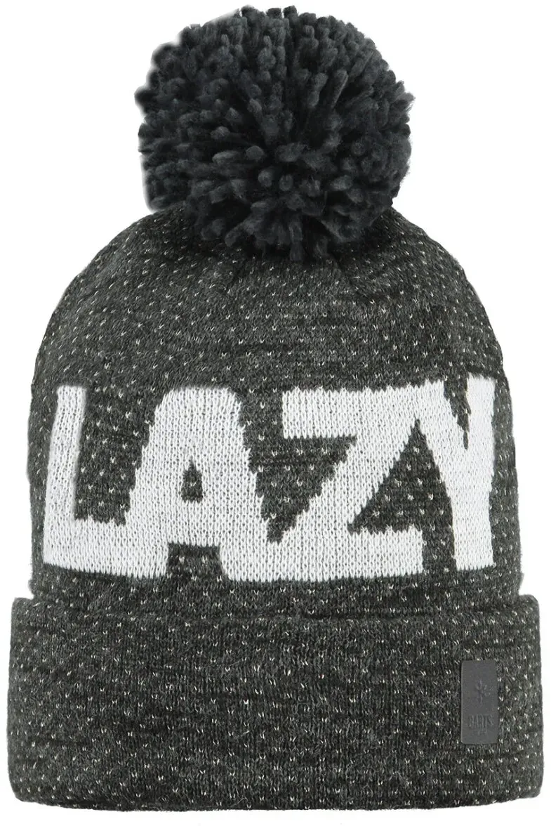 Barts Damen Mütze Woman Lazy Beanie One Size Happy,Lazy - Black, Dark Heather / Farbe: Dark Heather