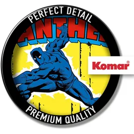 KOMAR Deko-Sticker Black Panther Comic 50 x 70 cm