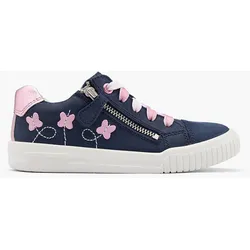 Leder Sneaker REENA, Weite M - Damen - blau