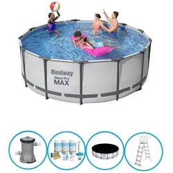 Bestway Pool Steel Pro MAX - Poolpaket - 396x122 cm EINHEITSGRÖSSE