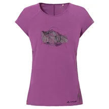 Vaude Tekoa Ii Kurzarm-t-shirt - Magenta - 38