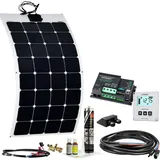 Offgridtec Solaranlage »Wohnmobil SPR-F 120W 12V EBL optional«, Solarmodule Flexibles High-End Solarmodul schwarz