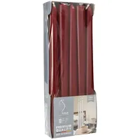 Papstar GALA Basic Leuchterkerzen 25 cm kirsche