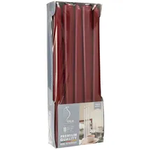 Papstar GALA Basic Leuchterkerzen 25 cm kirsche